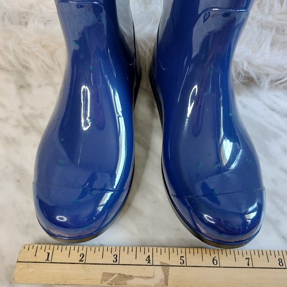 UGG Australia Kid's Blue Raana Rubber Rain Boot Siz US Youth-2 - Picture 2 of 10
